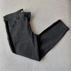 DL1961 Black jean pant with velvet